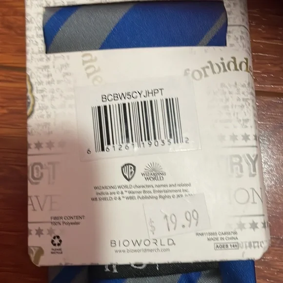 NWT Ravenclaw tie. - Picture 4 of 4